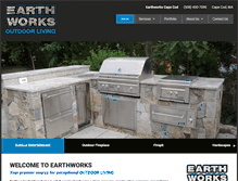 Tablet Screenshot of earthworkscc.com